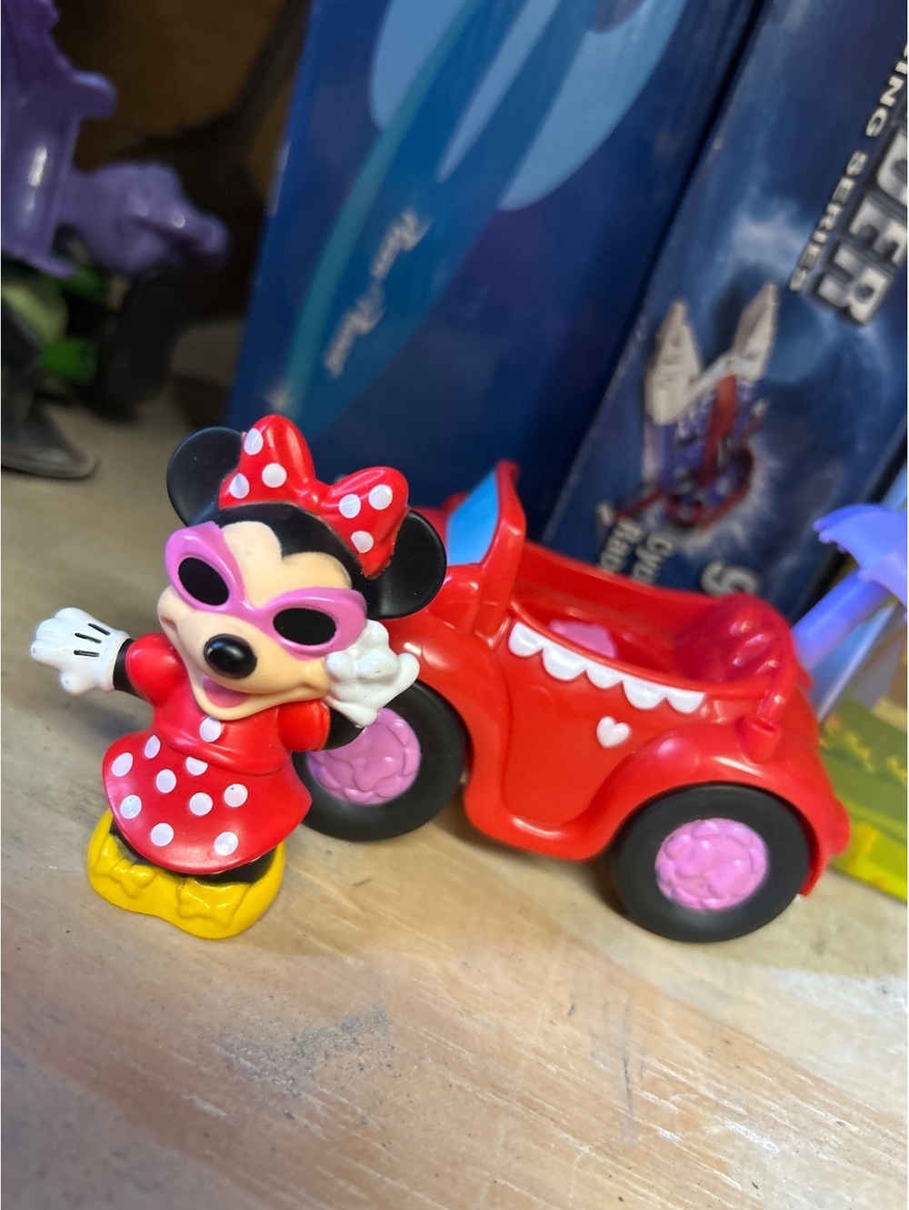 Little People Minnie Mouse Red Convertible Car Toy with Figure